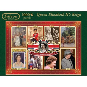 Falcon (11085) - "Queen Elizabeth II's Reign" - 1000 pieces puzzle