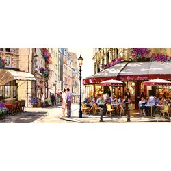 Castorland (B-060085) - Richard Macneil: "Lovers in Paris" - 600 pieces puzzle