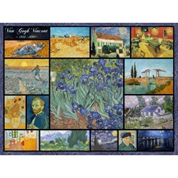Grafika (00837) - Vincent van Gogh: "Collage, Vincent Van Gogh" - 2000 pieces puzzle