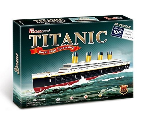 Cubic Fun (T4012H) - "The Titanic" - 35 pieces puzzle
