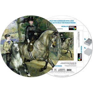 Pigment Hue (RRENR-41205) - Pierre-Auguste Renoir: "Woman riding horse" - 140 pieces puzzle