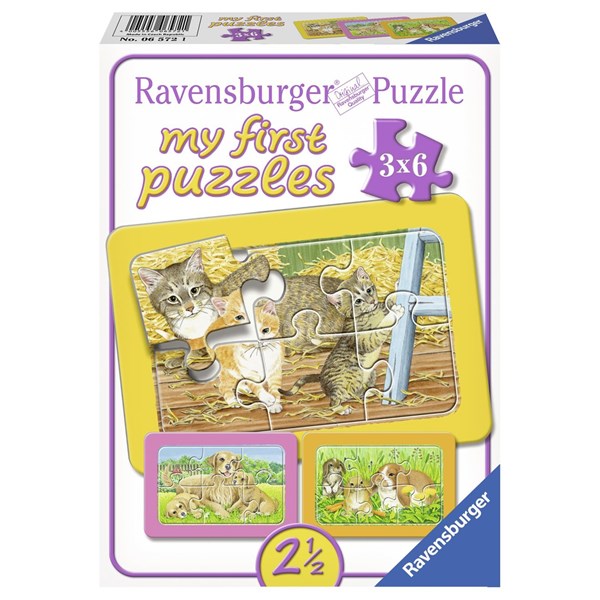 Ravensburger (06572) - "Lovely Animals" - 6 pieces puzzle