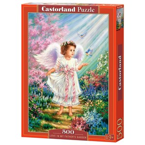Castorland (B-52837) - "Love in my Father's Garden" - 500 pieces puzzle