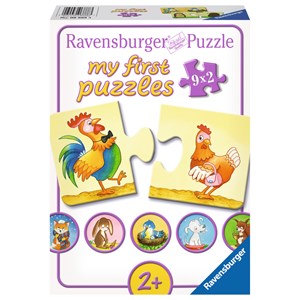 Ravensburger (06888) - "Farm Animals" - 2 pieces puzzle