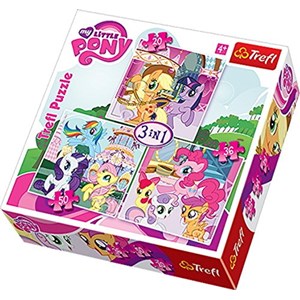 Trefl (34190) - "My Little Pony" - 20 36 50 pieces puzzle