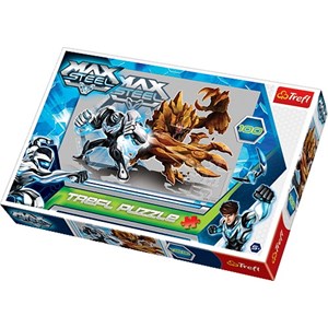 Trefl (16206) - "Max Steel, The Titans Fighting" - 100 pieces puzzle