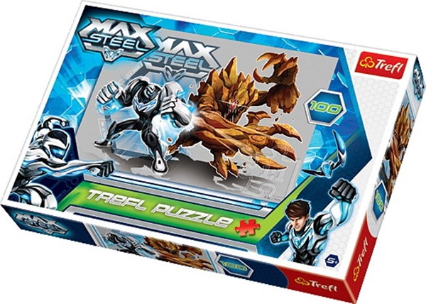 Trefl (16206) - "Max Steel, The Titans Fighting" - 100 pieces puzzle