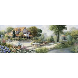 Art Puzzle (4333) - Peter Motz: "English Cottage" - 1000 pieces puzzle