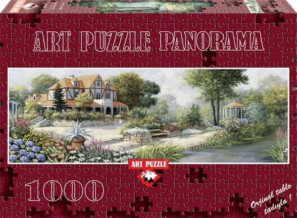 Art Puzzle (4333) - Peter Motz: "English Cottage" - 1000 pieces puzzle