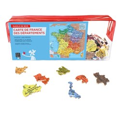 Puzzle Michele Wilson (W80-100) - "Map of France" - 100 pieces puzzle