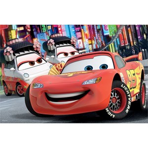 Trefl (17211) - "Cars 2, Welcome to Tokyo" - 60 pieces puzzle