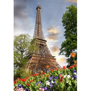 Grafika Kids (01112) - "Eiffel Tower, France" - 100 pieces puzzle