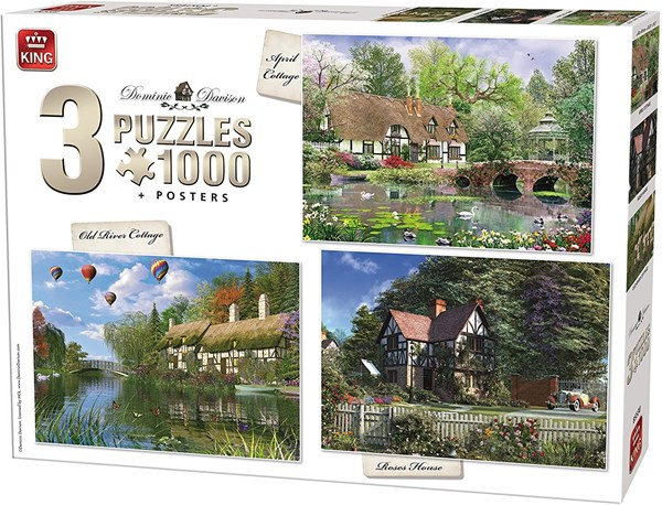 King International (85530) - Dominic Davison: "Cottage" - 1000 pieces puzzle
