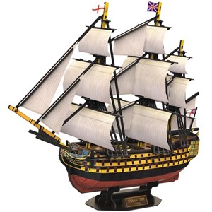 Cubic Fun (T4019H) - "HMS Victory" - 189 pieces puzzle