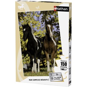 Nathan (86804) - "Horses" - 150 pieces puzzle