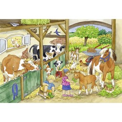 Ravensburger (09195) - "Day at the farm" - 24 pieces puzzle
