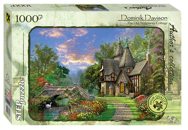 Step Puzzle (79532) - Dominic Davison: "The Old Waterway Cottage" - 1000 pieces puzzle