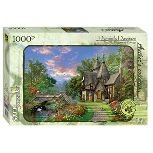 Step Puzzle (79532) - Dominic Davison: "The Old Waterway Cottage" - 1000 pieces puzzle