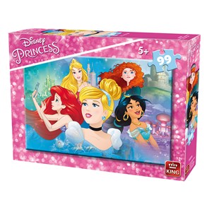 King International (05695-A) - "Disney Princess" - 99 pieces puzzle
