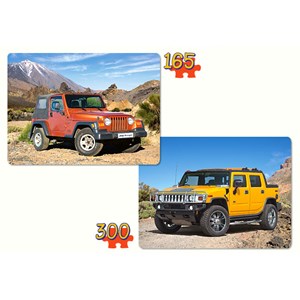Castorland (B-021086) - "4 x 4 vehicles" - 165 300 pieces puzzle
