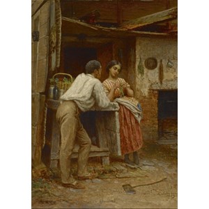 Grafika (00329) - "Southern Courtship, 1859" - 1000 pieces puzzle
