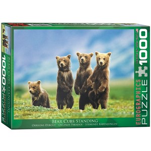 Eurographics (6000-0531) - "Bear Cubs Standing" - 1000 pieces puzzle