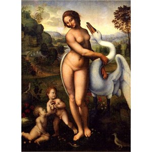D-Toys (66954-RN01) - Leonardo Da Vinci: "Leda and the Swan" - 1000 pieces puzzle