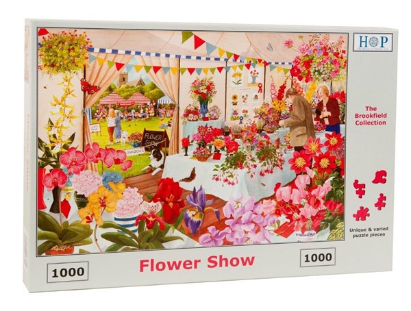 The House of Puzzles (3619) - "Flower Show" - 1000 pieces puzzle