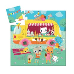 Djeco (07264) - "Ice Cream Truck" - 16 pieces puzzle
