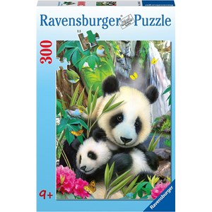 Ravensburger (13065) - "Charming Panda" - 300 pieces puzzle