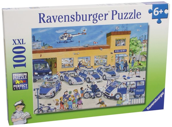 Ravensburger (10867) - "At the Police Station" - 100 pieces puzzle