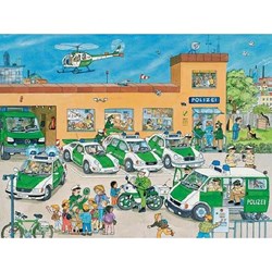Ravensburger (10867) - "At the Police Station" - 100 pieces puzzle
