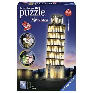 Ravensburger (12521) - "Pisa by Night" - 216 pieces puzzle