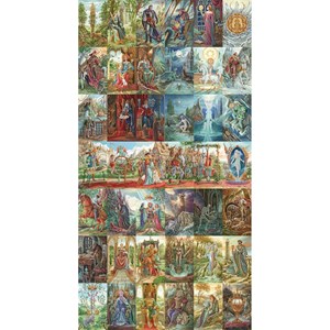 Puzzle Michele Wilson (A211-5000) - Florence Magnin: "The Tarot of Amber" - 5000 pieces puzzle