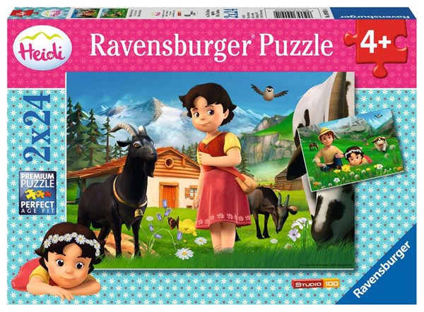 Ravensburger (09091) - "Heidi" - 24 pieces puzzle