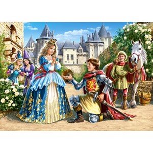 Castorland (B-21017) - "Charming princesses" - 70 120 pieces puzzle