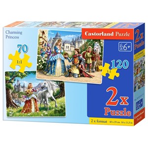 Castorland (B-21017) - "Charming princesses" - 70 120 pieces puzzle