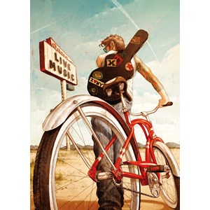 Heye (29813) - Rory Kurtz: "Music Ride" - 1000 pieces puzzle