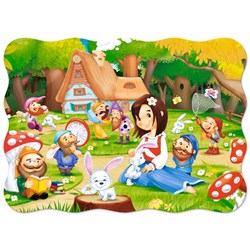 Castorland (B-03495) - "Snow White and the Seven Dwarfs" - 30 pieces puzzle