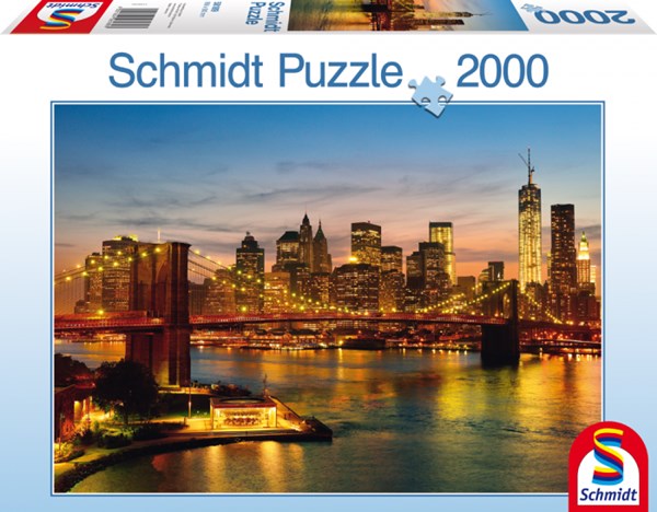 Schmidt Spiele (58189) - "New York" - 2000 pieces puzzle