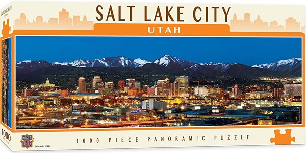 MasterPieces (71592) - "Salt Lake City, Utah" - 1000 pieces puzzle