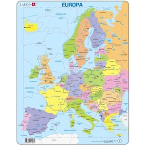 Larsen (A8-NL) - "Europe - NL" - 37 pieces puzzle