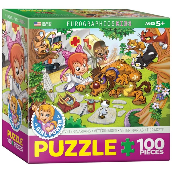 Eurographics (8100-0522) - "Veterinarian" - 100 pieces puzzle