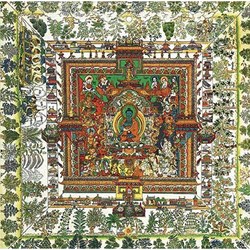 Puzzle Michele Wilson (A513-500) - "Tibetan Art, Medicine Mandala" - 500 pieces puzzle