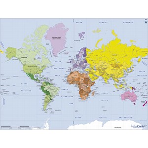 Puzzle Michele Wilson (W75-50) - "World Map" - 50 pieces puzzle