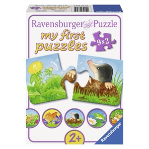 Ravensburger (07313) - "Garden Animals" - 2 pieces puzzle