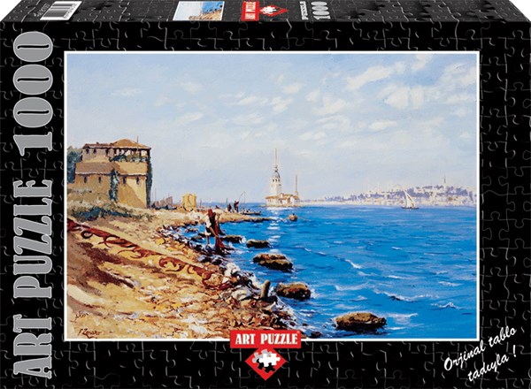 Art Puzzle (81067) - "Maiden's Tower, Istanbul" - 1000 pieces puzzle
