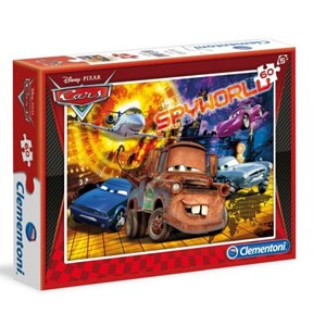 Clementoni (08401) - "Cars" - 60 pieces puzzle