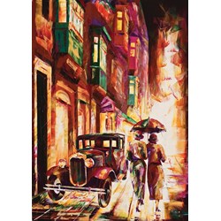 Art Puzzle (4426) - "Valletta Twilight" - 1000 pieces puzzle