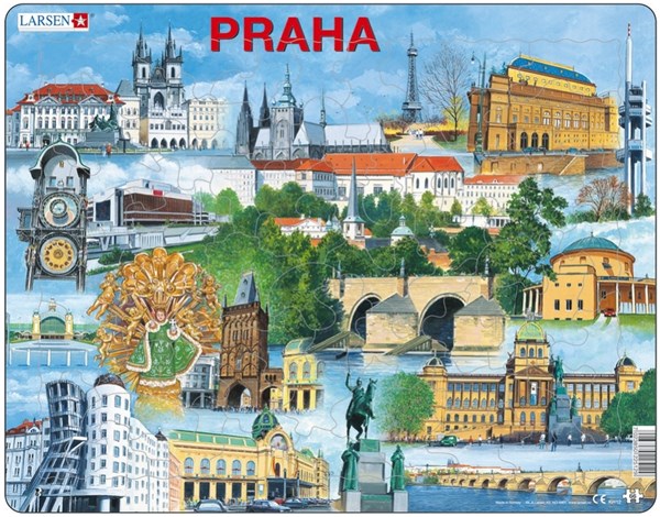Larsen (KH12) - "Prague Souvenir" - 66 pieces puzzle